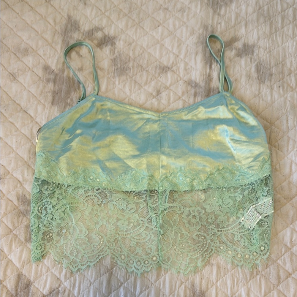 Forever 21 Sage Green Lace Cami